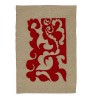 tapis Red Flowers
